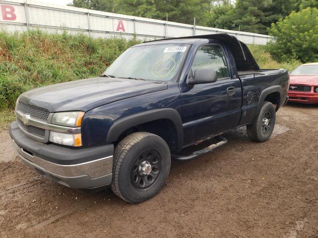 1GCEK14X95Z112358 - 2005 CHEVROLET 1500 SILVE K1500 BLUE photo 1