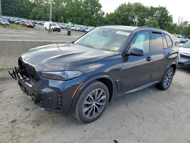 5UX23EU00R9S14968 - 2024 BMW X5 XDRIVE40I Noir photo 1