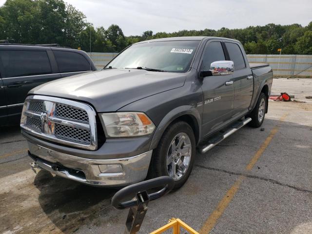 1C6RD7NT4CS125168 - 2012 DODGE RAM 1500 LARAMIE GRAY photo 1