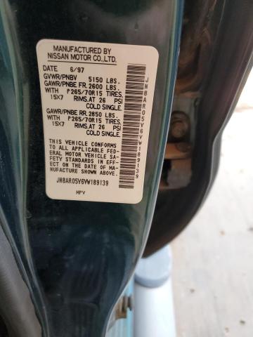JN8AR05Y6VW189139 - 1997 NISSAN PATHFINDER LE GREEN photo 13