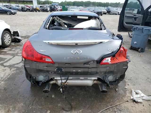 JN1CV6EL6EM130081 - 2014 INFINITI Q60 JOURNEY GRAY photo 6