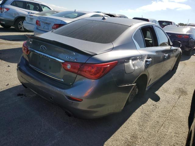 JN1BV7AP3EM691655 - 2014 INFINITI Q50 BASE GRAY photo 3