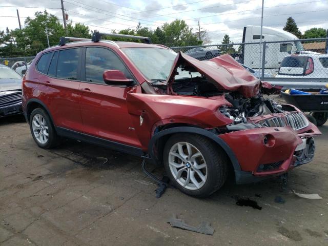 5UXWX7C56BL731280 - 2011 BMW X3 XDRIVE35I RED photo 4