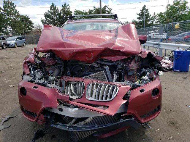 5UXWX7C56BL731280 - 2011 BMW X3 XDRIVE35I RED photo 5