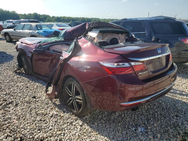 1HGCR2F12HA023799 - 2017 HONDA ACCORD SPORT SPECIAL EDITION BURGUNDY photo 2