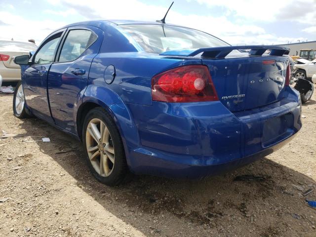 1C3CDZAB2EN221510 - 2014 DODGE AVENGER SE BLUE photo 2