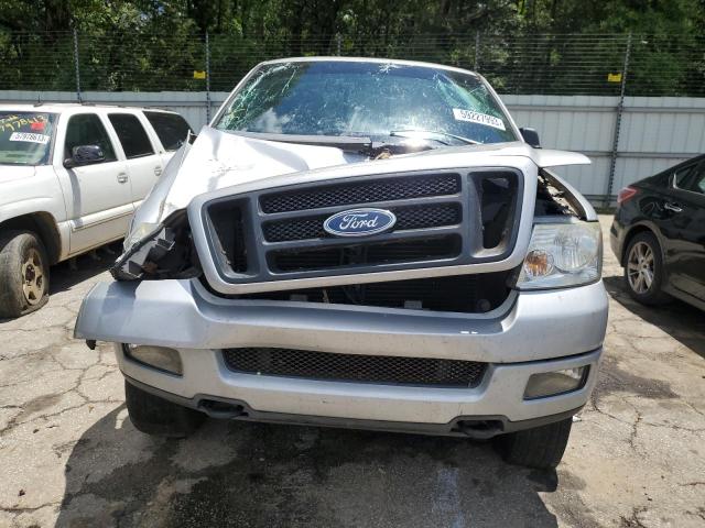 1FTPX14544FA04979 - 2004 FORD F150 SILVER photo 5