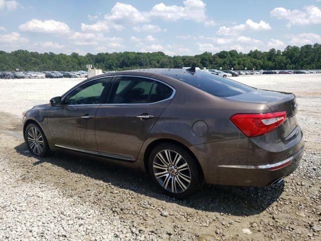 KNALN4D76E5146827 - 2014 KIA CADENZA PREMIUM BROWN photo 2