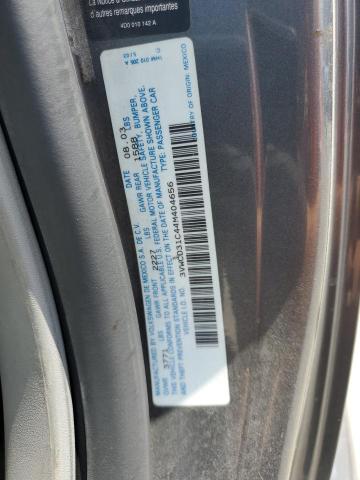 3VWCD31C44M404656 - 2004 VOLKSWAGEN NEW BEETLE GLS Boz foto 12