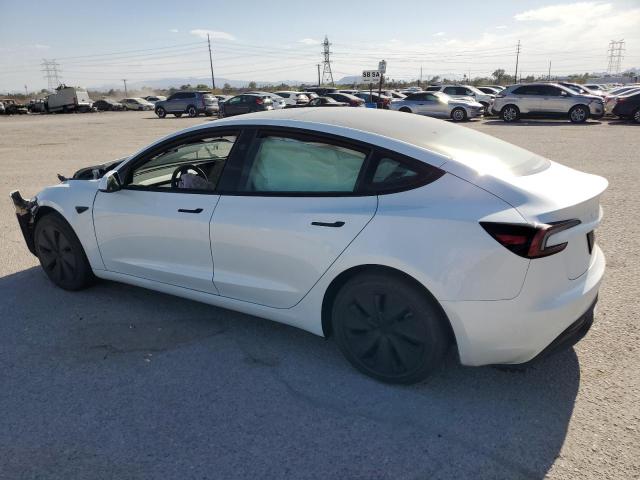 5YJ3E1EA6SF876792 - 2025 TESLA MODEL 3 WHITE photo 2