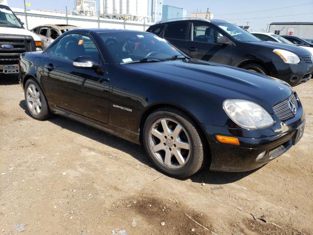 WDBKK49F23F273720 - 2003 MERCEDES-BENZ SLK 230 KOMPRESSOR BLACK photo 4