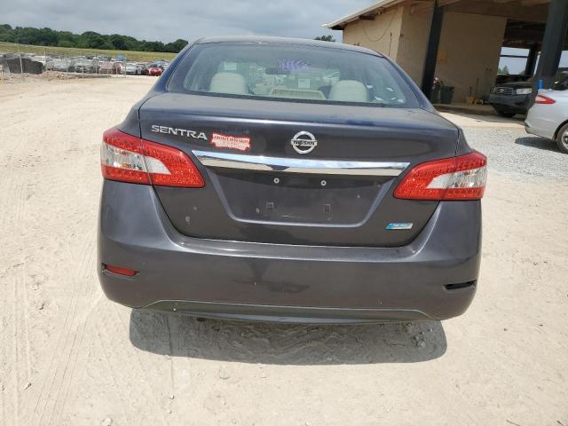 3N1AB7AP5DL734762 - 2013 NISSAN SENTRA S GRAY photo 6