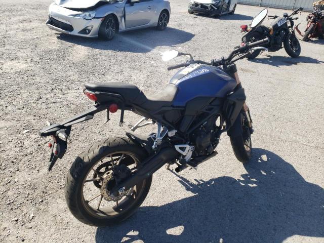 MLHNC5553N5200537 - 2022 HONDA CBF300 NA BLUE photo 4