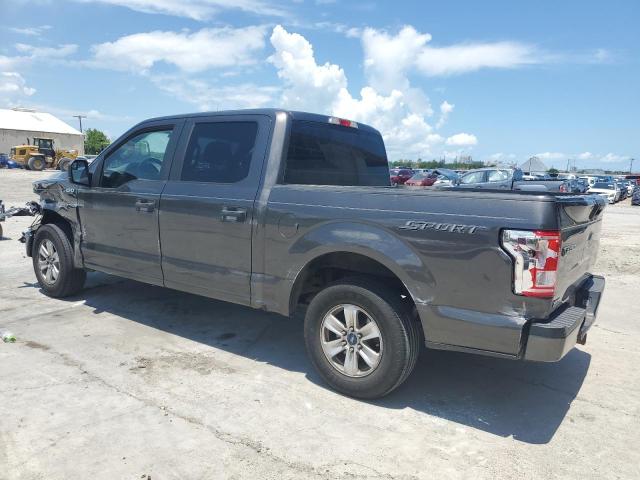 1FTEW1C89HKC62028 - 2017 FORD F150 SUPERCREW GRAY photo 2