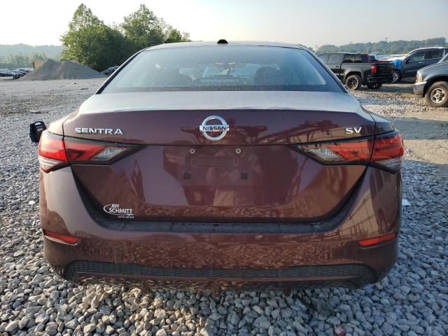 3N1AB8CV4LY237429 - 2020 NISSAN SENTRA SV BURGUNDY photo 6