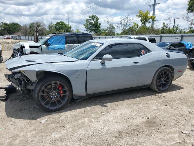 2C3CDZFJ6NH125016 - 2022 DODGE CHALLENGER R/T SCAT PACK GRAY photo 1