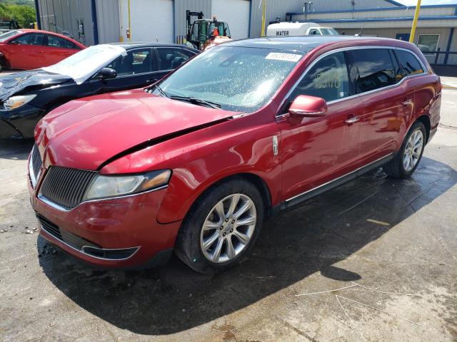 2LMHJ5AT6DBL54843 - 2013 LINCOLN MKT MAROON photo 1