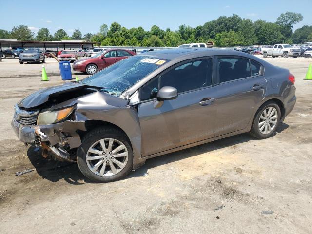 19XFB2F90CE000579 - 2012 HONDA CIVIC EXL ნაცრისფერი ფოტო 1