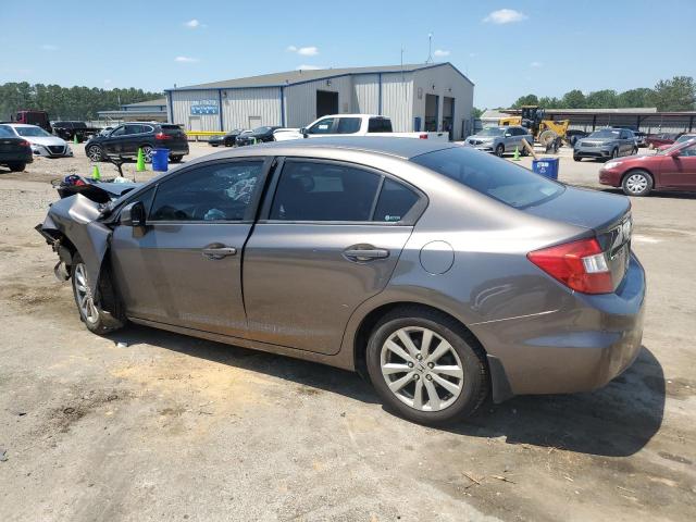 19XFB2F90CE000579 - 2012 HONDA CIVIC EXL ნაცრისფერი ფოტო 2