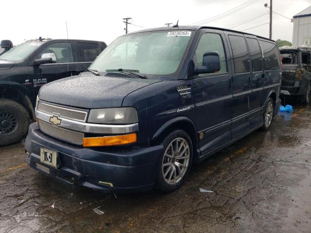 1GBSGDC46C1130992 - 2012 CHEVROLET EXPRESS G1 3LT BLUE photo 1