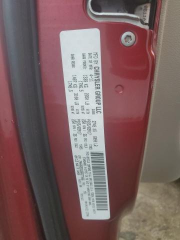 2A4RR8DG2BR677086 - 2011 CHRYSLER TOWN & COU TOURING L BURGUNDY photo 13