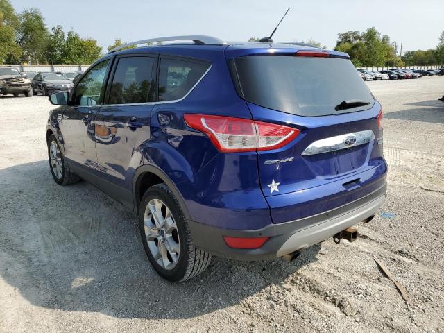 1FMCU0J93EUC36569 - 2014 FORD ESCAPE TITANIUM BLUE photo 3