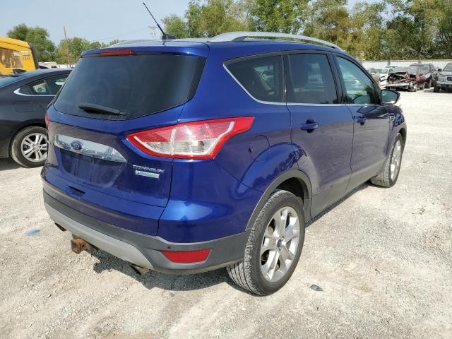 1FMCU0J93EUC36569 - 2014 FORD ESCAPE TITANIUM BLUE photo 4