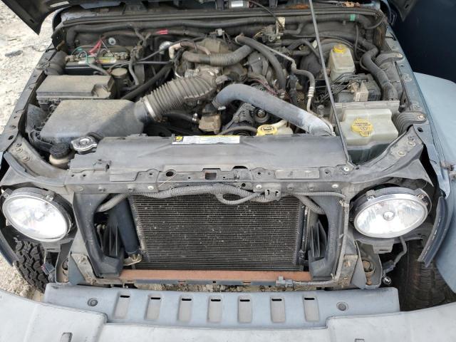 1J4FA24158L508989 - 2008 JEEP WRANGLER X BLUE photo 12