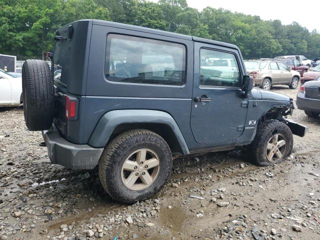 1J4FA24158L508989 - 2008 JEEP WRANGLER X BLUE photo 3
