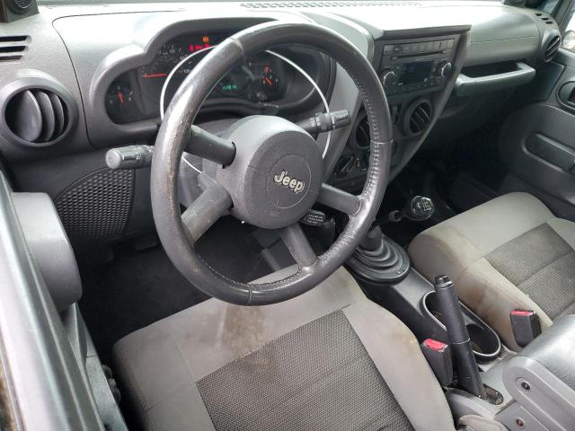 1J4FA24158L508989 - 2008 JEEP WRANGLER X BLUE photo 8