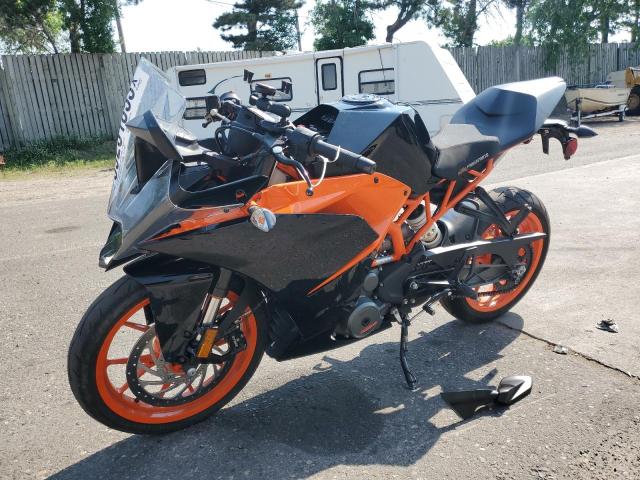 MD2JYJ409HC273939 - 2017 KTM 390 DUKE ORANGE photo 2