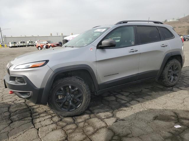 1C4PJMBS2HW635053 - 2017 JEEP CHEROKEE TRAILHAWK GRAY photo 1