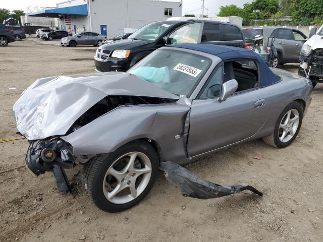 JM1NB353230312426 - 2003 MAZDA MX-5 MIATA BASE SILVER photo 1