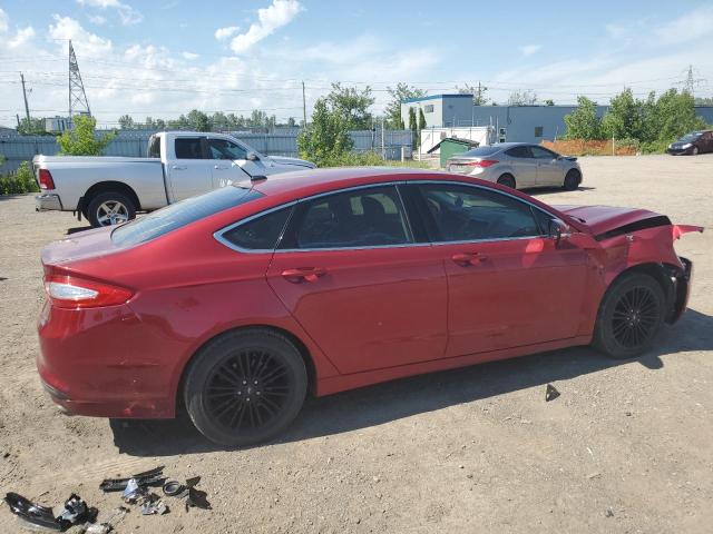 3FA6P0HD6ER161060 - 2014 FORD FUSION SE RED photo 3