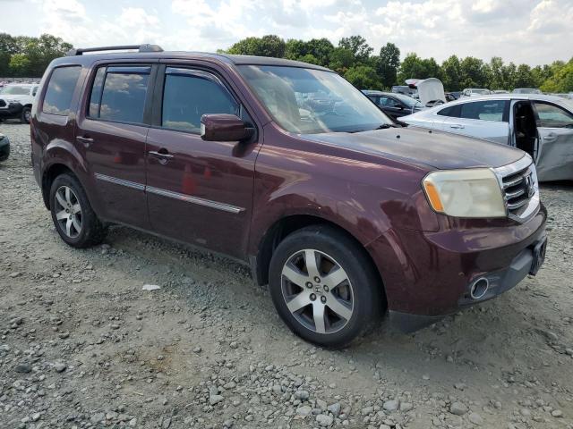 5FNYF4H99CB059548 - 2012 HONDA PILOT TOURING MAROON photo 4