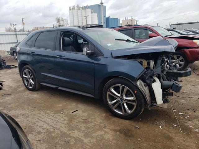 2FMPK4AP5GBC09752 - 2016 FORD EDGE SPORT BLUE photo 4