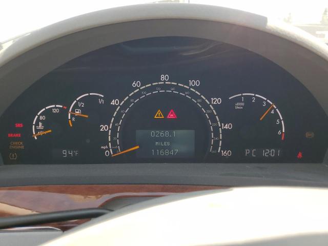 WDBNG83J56A479313 - 2006 MERCEDES-BENZ S 430 4MATIC SILVER photo 9