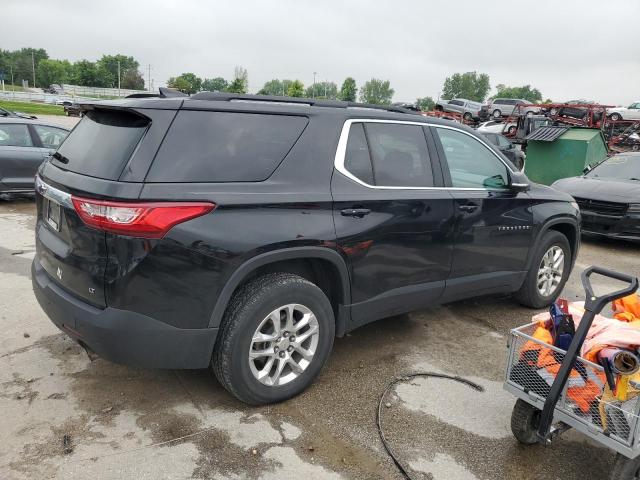 1GNERGKW1KJ105348 - 2019 CHEVROLET TRAVERSE LT BLACK photo 3