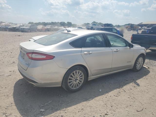 3FA6P0LU5DR252018 - 2013 FORD FUSION SE HYBRID SILVER photo 3