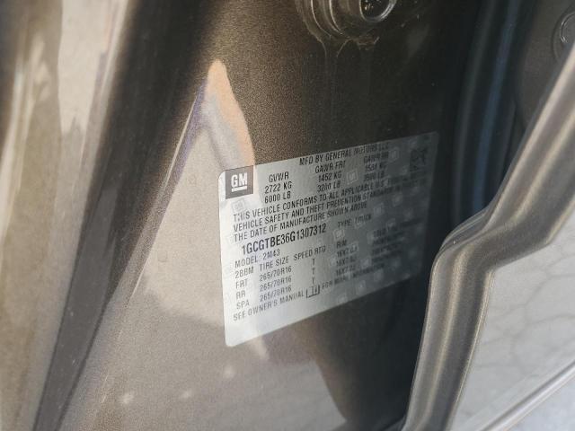 1GCGTBE36G1307312 - 2016 CHEVROLET COLORADO 棕色 照片 13