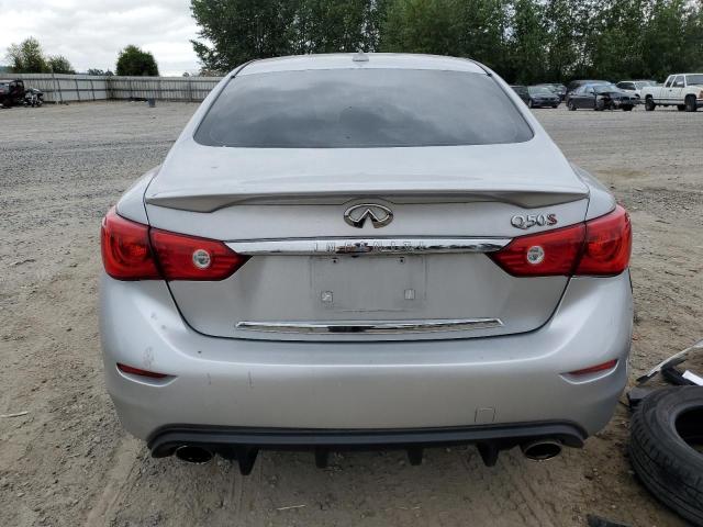 JN1BV7AP6EM680181 - 2014 INFINITI Q50 BASE SILVER photo 6