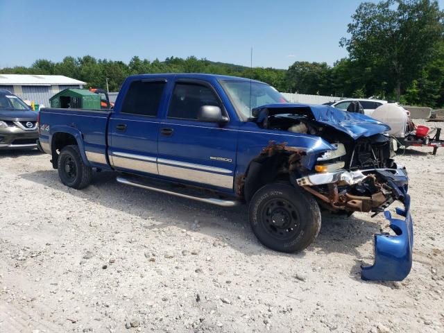 1GTGK23U14F114465 - 2004 GMC SIERRA K2500 CREW CAB BLUE photo 4