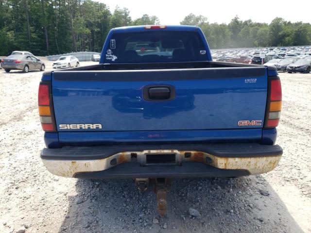 1GTGK23U14F114465 - 2004 GMC SIERRA K2500 CREW CAB BLUE photo 6