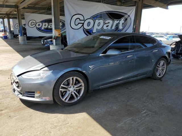 5YJSA1H13EFP34620 - 2014 TESLA MODEL S 灰色 照片 1