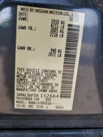 1N4AL3AP3DC152664 - 2013 NISSAN ALTIMA 2.5 Grafit foto 13