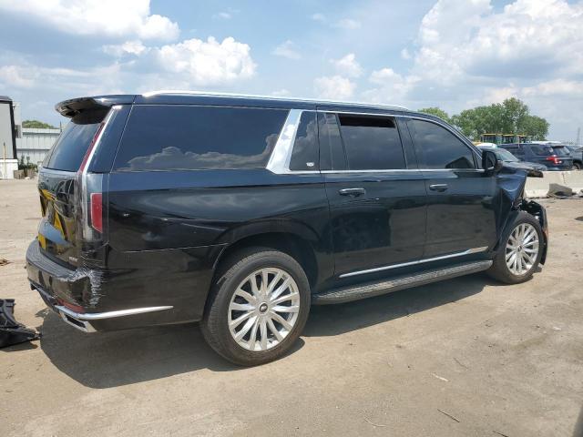 1GYS3JKL2MR277791 - 2021 CADILLAC ESCALADE ESV LUXURY BLACK photo 3