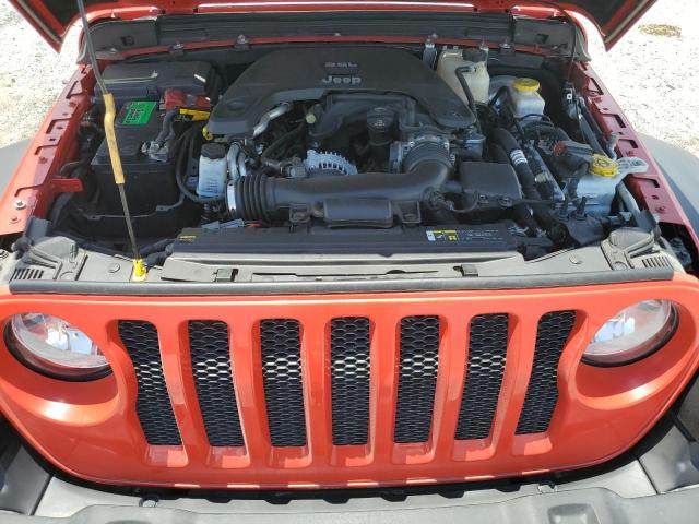 1C4GJXAG3MW564258 - 2021 JEEP WRANGLER SPORT RED photo 12