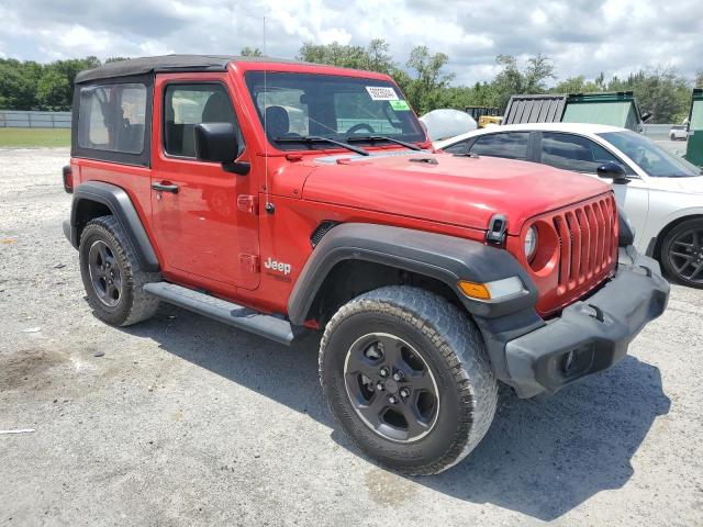 1C4GJXAG3MW564258 - 2021 JEEP WRANGLER SPORT RED photo 4