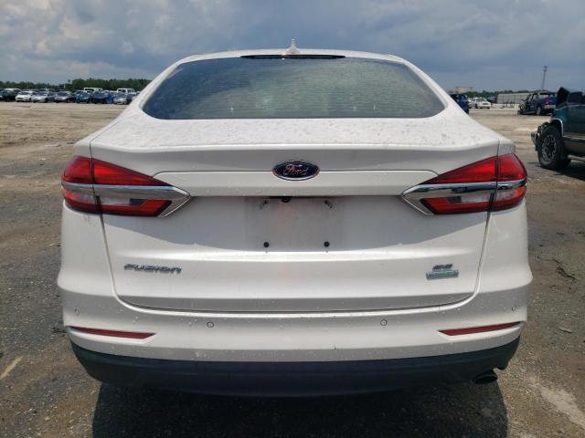 3FA6P0HD8KR232528 - 2019 FORD FUSION SE WHITE photo 6