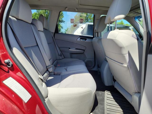 JF2SHADCXDH433667 - 2013 SUBARU FORESTER 2.5X PREMIUM BURGUNDY photo 10